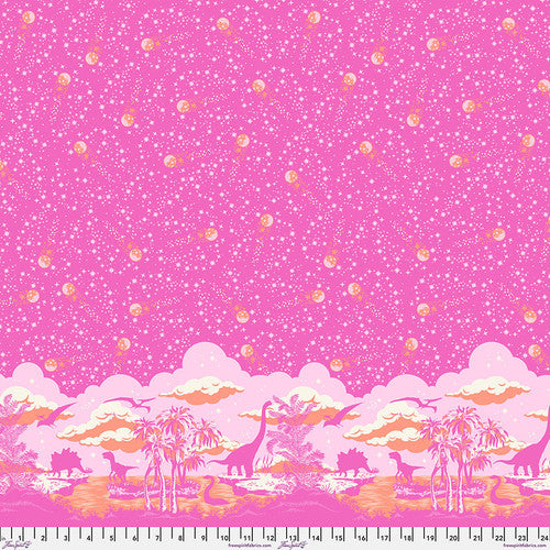 Roar! by Tula Pink - Meteor Showers in Blush (Qty 1 = 1/2 yd)