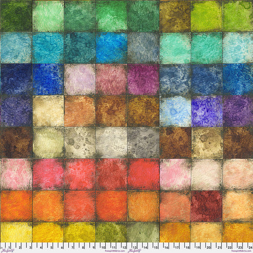 Colorblock by Tim Holtz - Patchwork Multi Canvas (Qty 1 = 1/2 yd)