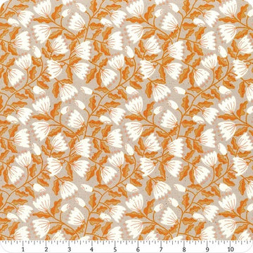 Unruly Nature by Jen Hewett - Dove Cup Vine Metallic (Qty 1 = 1/2 yd)