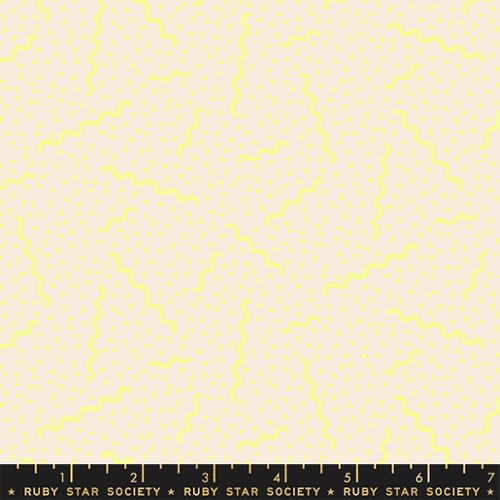 Sugar Cone by Ruby Star Society - Ripple Blenders in Neon Yellow (Qty 1 = 1/2 yd)