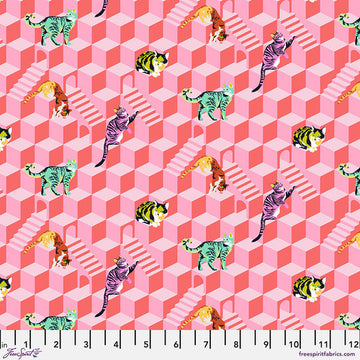 Besties by Tula Pink - Sitting in Pretty in Blossom (Qty 1 = 1/2 yd)