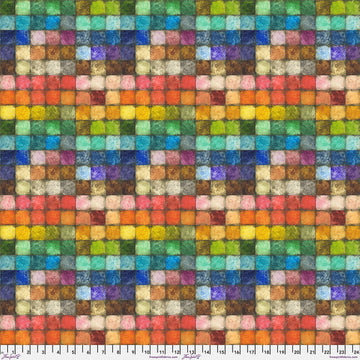 Colorblock by Tim Holtz - Tiled in Multi (Qty 1 = 1/2 yd)