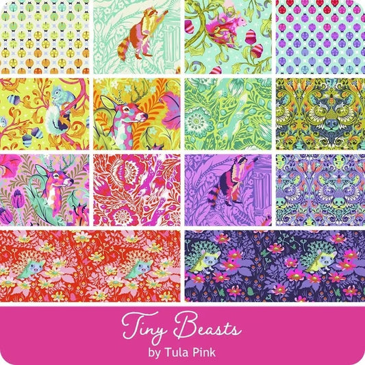 Tiny Beasts by Tula Pink - 42 Piece Charm Pack
