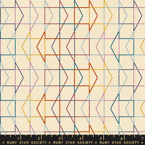 To and Fro by Rashida Coleman - Hale - Which Way in Shell (Qty 1 = 1/2 yd)