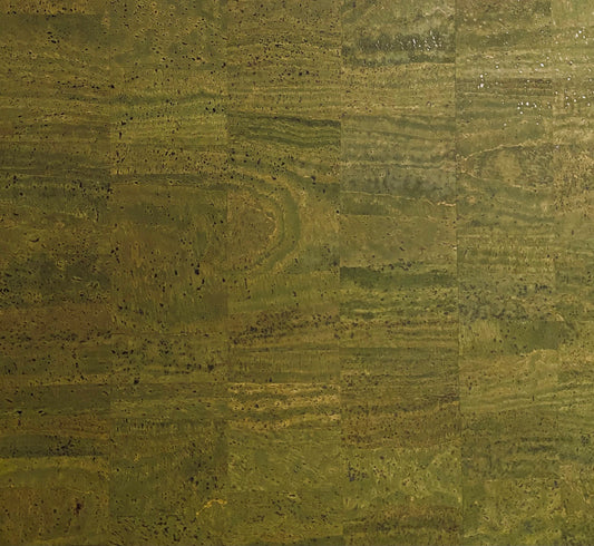 Cork Fabric - Army Green