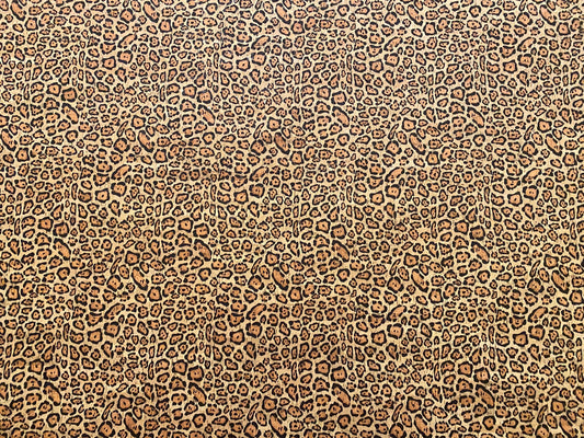 Cork Fabric - Cheetah Print