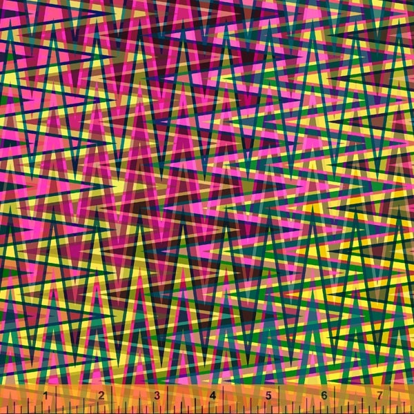 Prism by Whistler Studios - Mirror Maze in Magenta (Qty 1 = 1/2 yd)