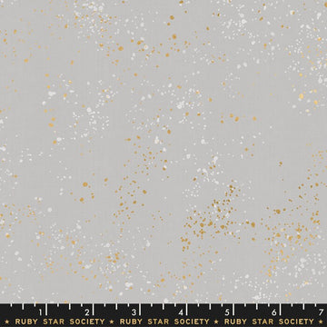 Speckled by Rashida Coleman Hale - Metallic Dove (Qty 1 = 1/2 yd)