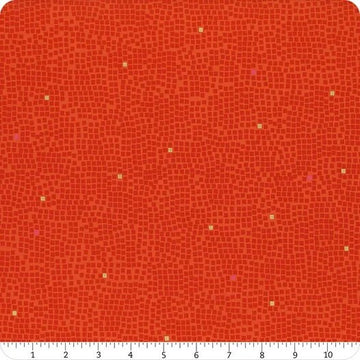 Jolly Darlings by Ruby Star Society - Pixel Metallic Ruby (Qty 1 = 1/2 yd)