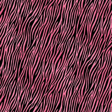 Jewel Tones by Makeower UK - Zebra in Pink (Qty 1 = 1/2 yd)