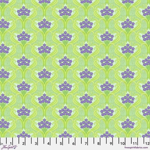 Belle Epoque by Stacy Peterson - Entwine in Lime (Qty 1 = 1/2 yd)