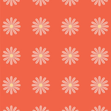 Flower Bloom by AGF Studio - Choose Happy in Tangerine (Qty 1 = 1/2 yd)