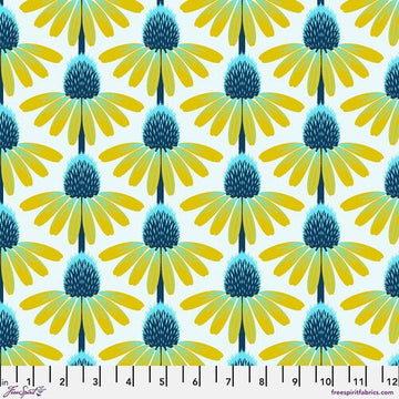 Love Always, AM by Anna Maria Horner - Echinacea in Maize (Qty 1 = 1/2 yd)