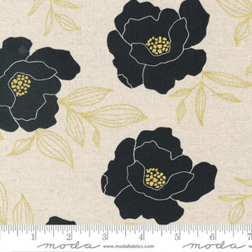 Gilded by Alli K Design - Mochi Linen Paper in Natural Metallic (Qty 1 = 1/2 yd)