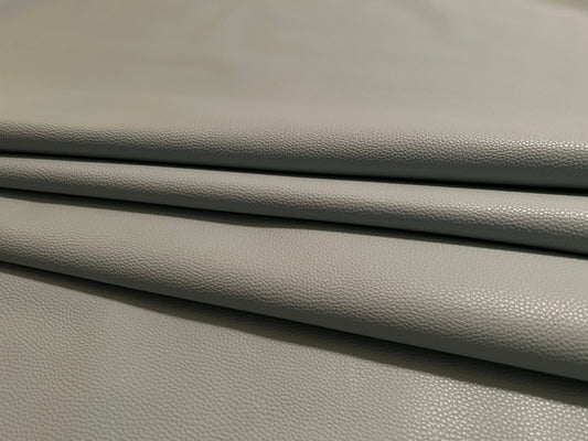 Lightweight Faux Leather - Medium Grey Textured Vinyl