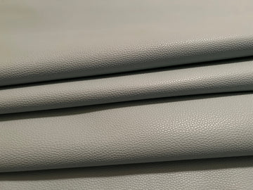 Lightweight Faux Leather - Medium Grey Textured Vinyl