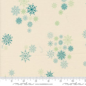 Cozy Wonderland by Fancy That Design House - Snowflakes in Natural (Qty 1 = 1/2 yd)