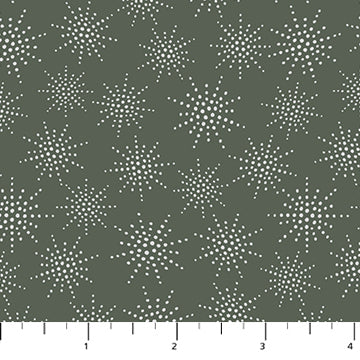 Snowfall by Pippa Shaw - Snowflakes in Forest (Qty 1 = 1/2 yd)