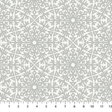 Snowfall by Pippa Shaw - Frost in Gray (Qty 1 = 1/2 yd)