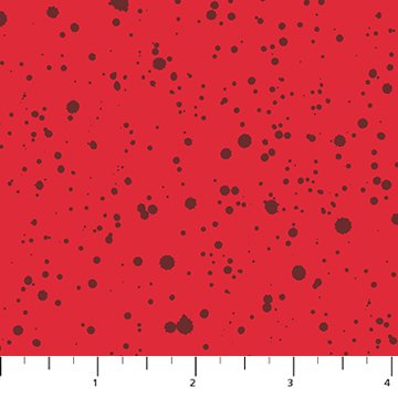 Painted Garden by Josephine Kimberling - Spots in Red (Qty 1 = 1/2 yd)