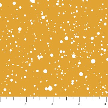 Painted Garden by Josephine Kimberling - Spots in Ochre (Qty 1 = 1/2 yd)