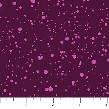 Painted Garden by Josephine Kimberling - Spots in Plum (Qty 1 = 1/2 yd)