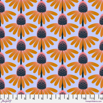 Love Always, AM (Cotton Lawn) by Anna Maria Horner - Echinacea in Morning 54/55" Wide (Qty 1 = 1/2 yd)