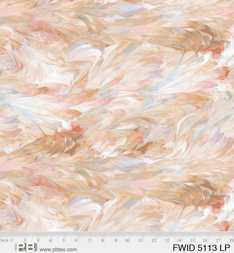 Fluidity by P&B Textiles- Wide Back 108" in Light Peach (Qty 1 = 1/2 yd)