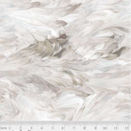 Fluidity by P&B Textiles- Wide Back 108" in White (Qty 1 = 1/2 yd)