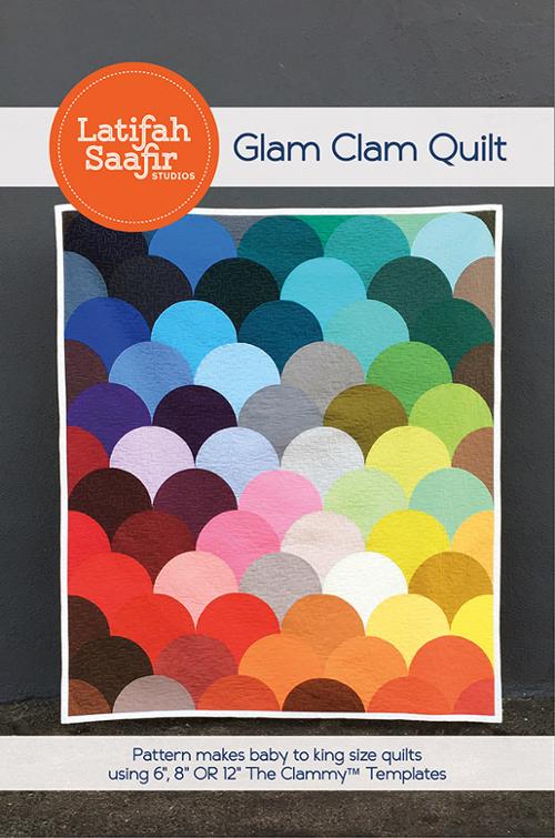 Paper Pattern - Glam Clam Quilt Pattern by Latifah Saafir Studios