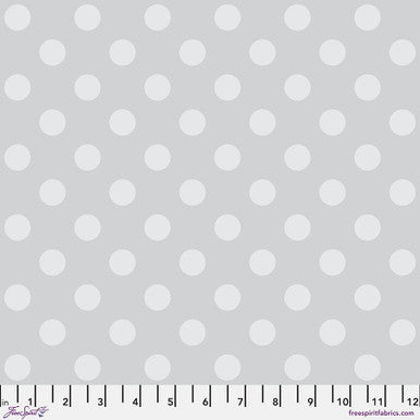 True Colors Graywork by Tula Pink - Pom Pom in Fog (Qty 1 = 1/2 yd)