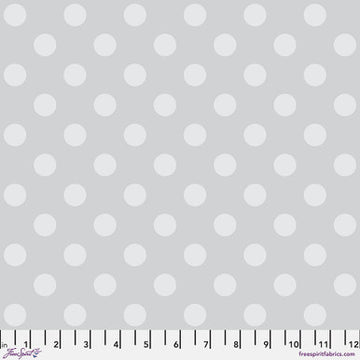 True Colors Graywork by Tula Pink - Pom Pom in Fog (Qty 1 = 1/2 yd)
