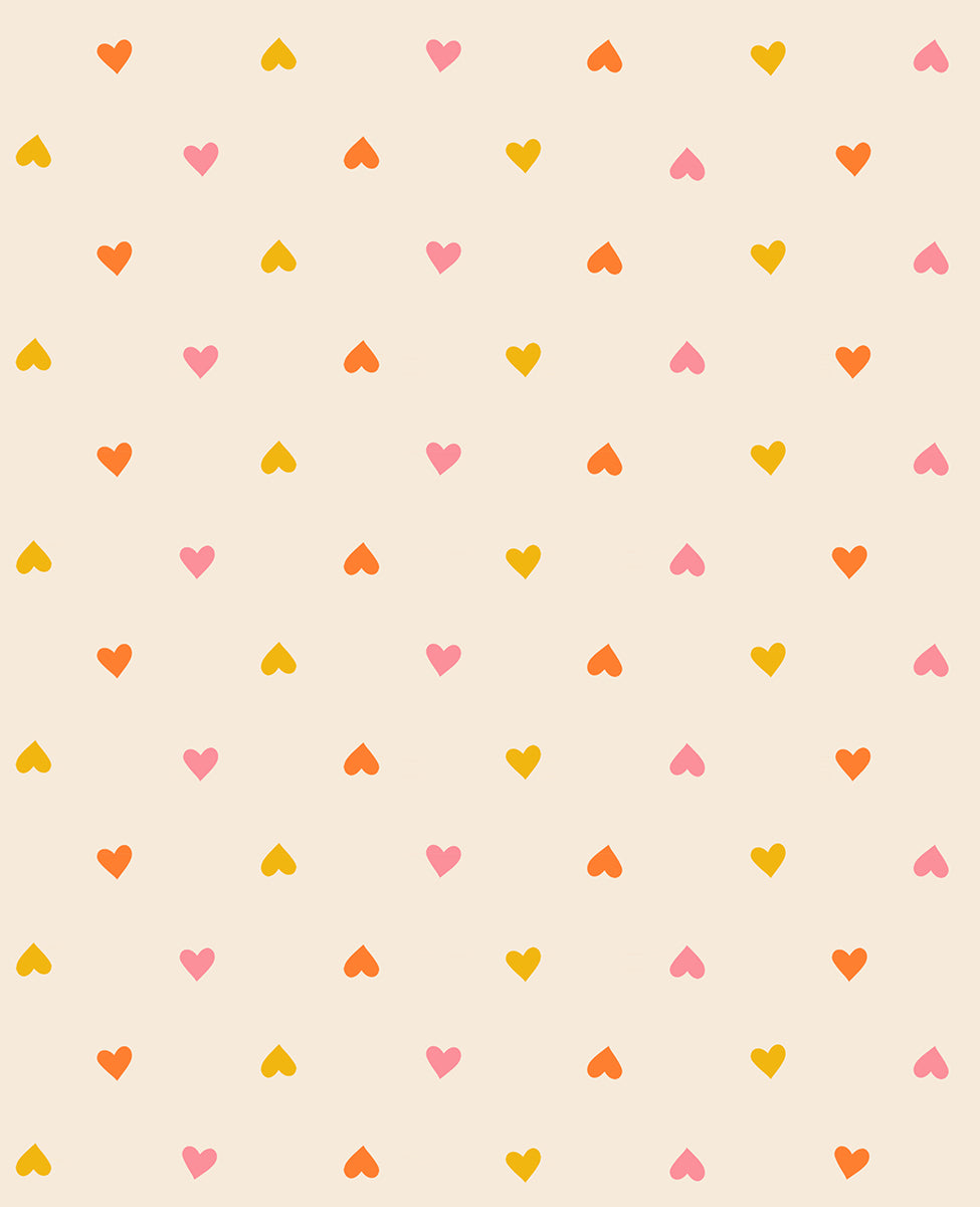 Juicy by Melody Miller - Ditsy Hearts in Multi (Qty 1 = 1/2 yd)