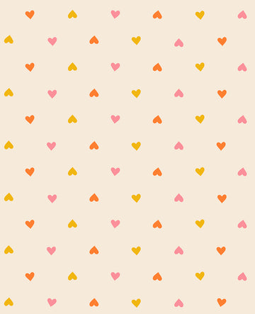 Juicy by Melody Miller - Ditsy Hearts in Multi (Qty 1 = 1/2 yd)