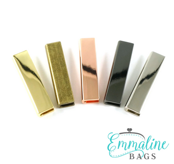 Rectangular Strap End Caps 1 1/2" Wide - Pack of 4