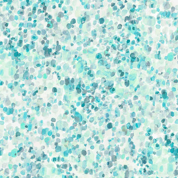 Sea Glass by P&B Textiles- Wide Back 108" in Teal (Qty 1 = 1/2 yd)