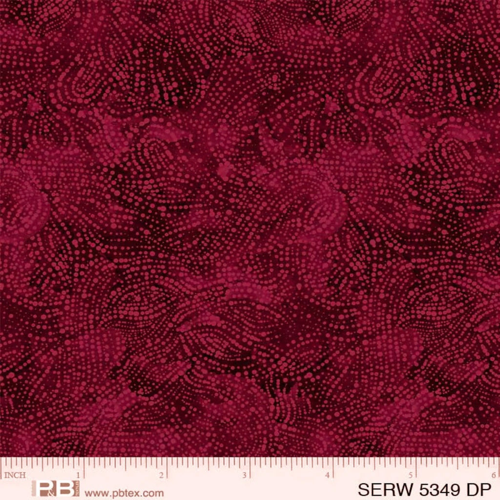 Serenity by P&B Textiles- Wide Back 108" in Wine (Qty 1 = 1/2 yd)