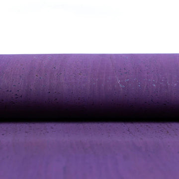 Cork Fabric - Dark Purple Solid