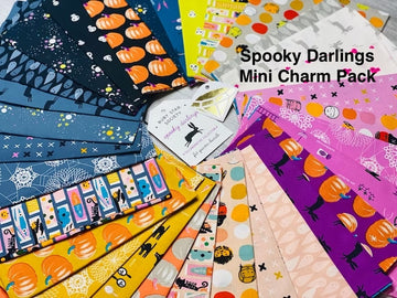 Spooky Darlings by Ruby Star Society  - 42 Piece Mini Charm Pack