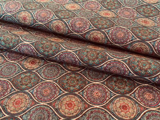 Cork Fabric - Oblong Mosaic Cork