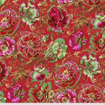 Collective Stash by Kaffe Fassett - Dorothy in Red (Qty 1 = 1/2 yd)