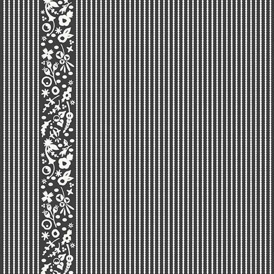 Ellipse by Alison Glass - Oval Stripe in Panda (Qty 1 = 1/2 yd)