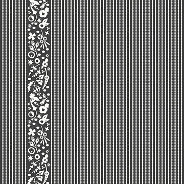Ellipse by Alison Glass - Oval Stripe in Panda (Qty 1 = 1/2 yd)