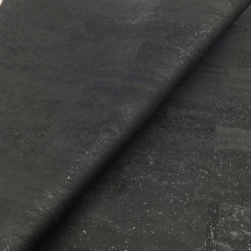 Cork Fabric - Solid Black