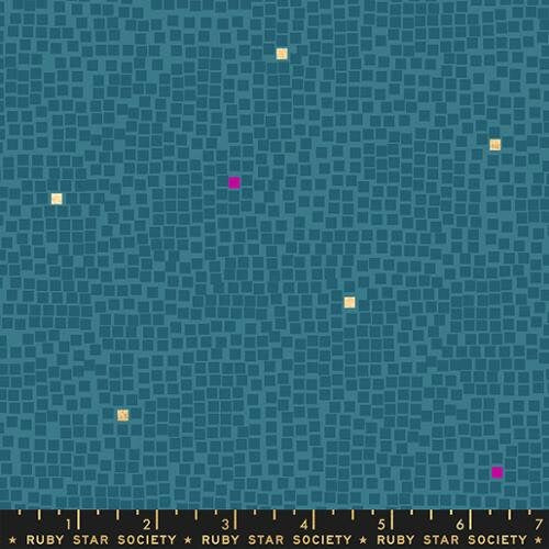 Pixel Blenders by Rashida Coleman Hale - Dot Tile Geometric in Teal