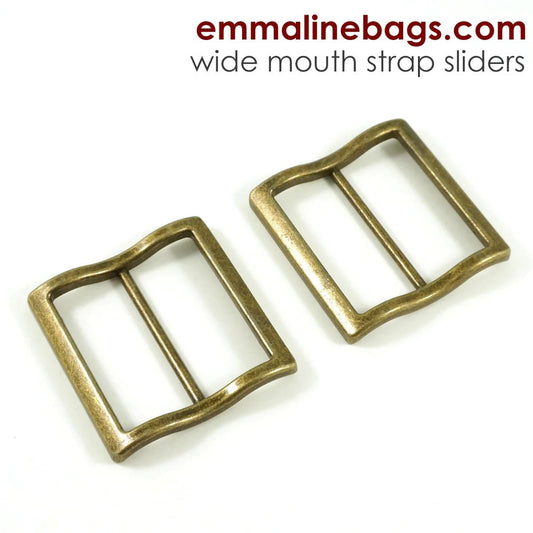 1-1/2" Adjustable Widemouth Sliders (38mm) - Pack of 2