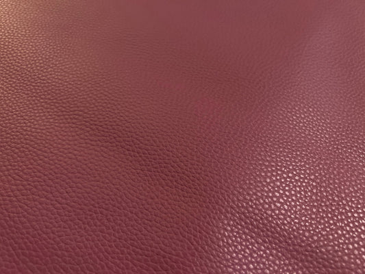Lightweight Faux Leather - Burgundy Brick Textured Vinyl
